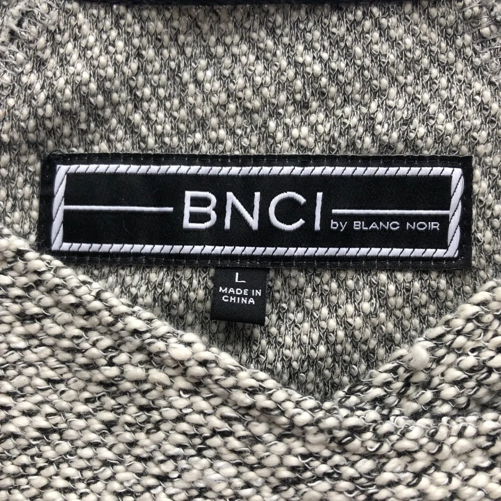 BNCI By Blanc Noir Asymmetrical Zip Sweater Coat Cardigan